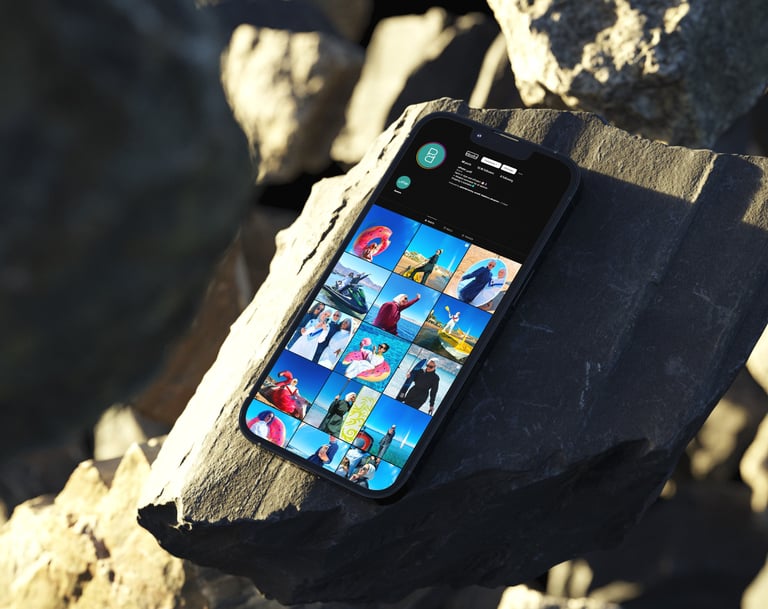 a cell phone with a picture of a cell phone