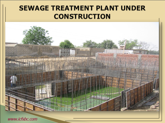 Sewage Treatment Plant under Construction