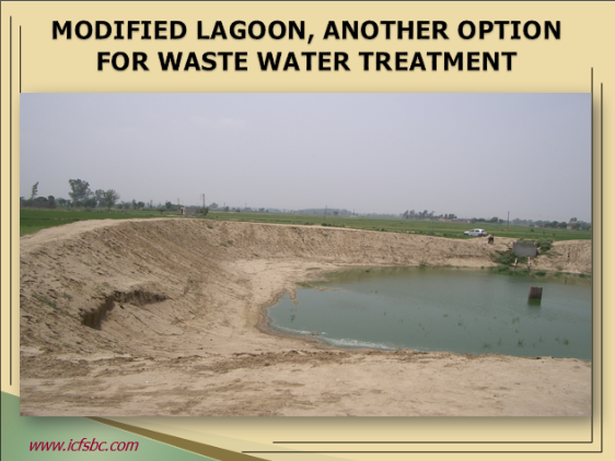 Modified Lagoon, Another Option for Waste Water Treatment