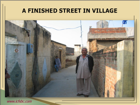 A Finished Street in Village
