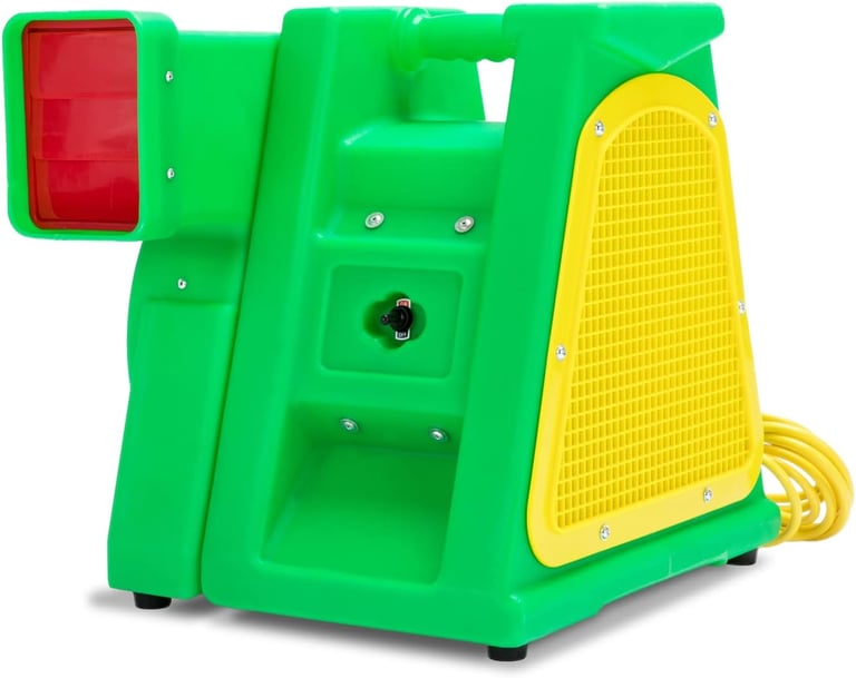 B-Air 2 HP Air Blower, Powerful Bounce House Blower Fan for Large Inflatable Bouncy House, Bouncy Ca