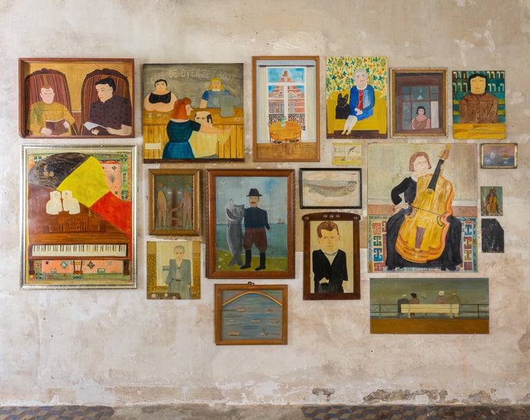Installation view of Inès van den Kieboom Exhibition at Aboli Bibelot
