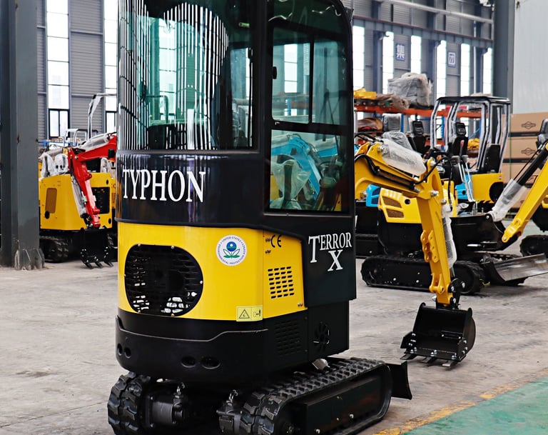 mini excavators on sale at Tiny Excavator