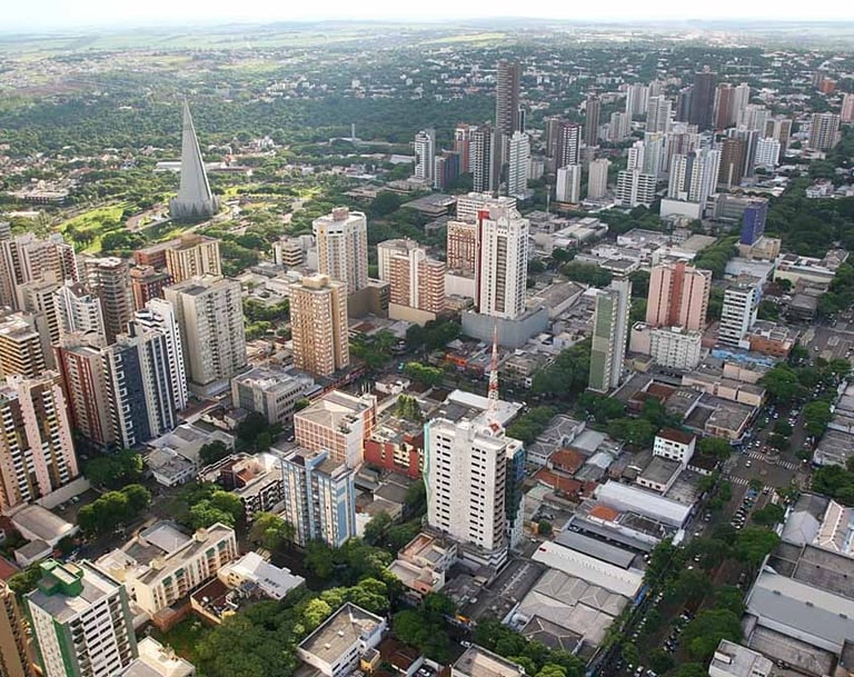 Imagem de Maringá ilustrando a venda de imóveis em Maringá.