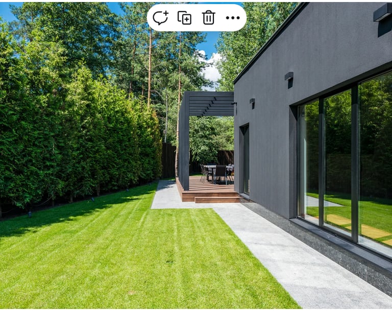 photo jardin de maison