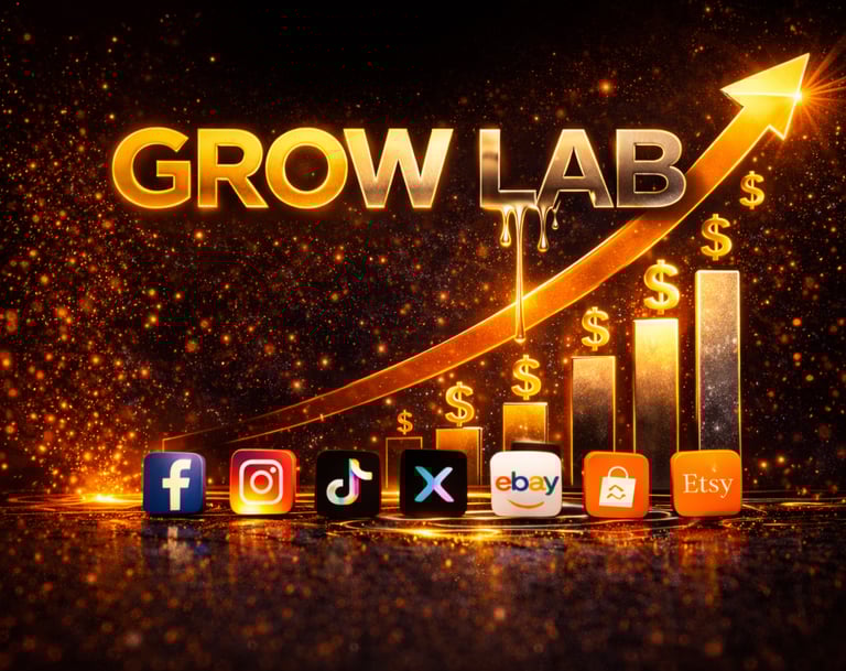 Growth Lab visual showing connected sales platforms used to expand hospitality brand reach