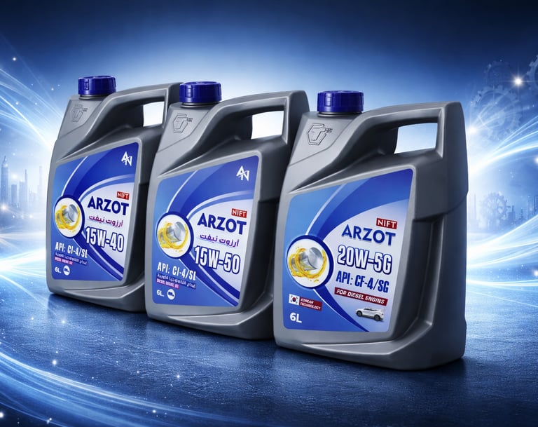 زيوت أرزوت نيفت مخصصة لمحركات الديزل 