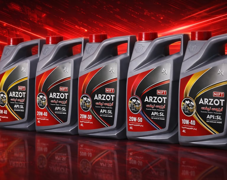 زيوت أرزوت نيفت مخصصة لمحركات البنزين 