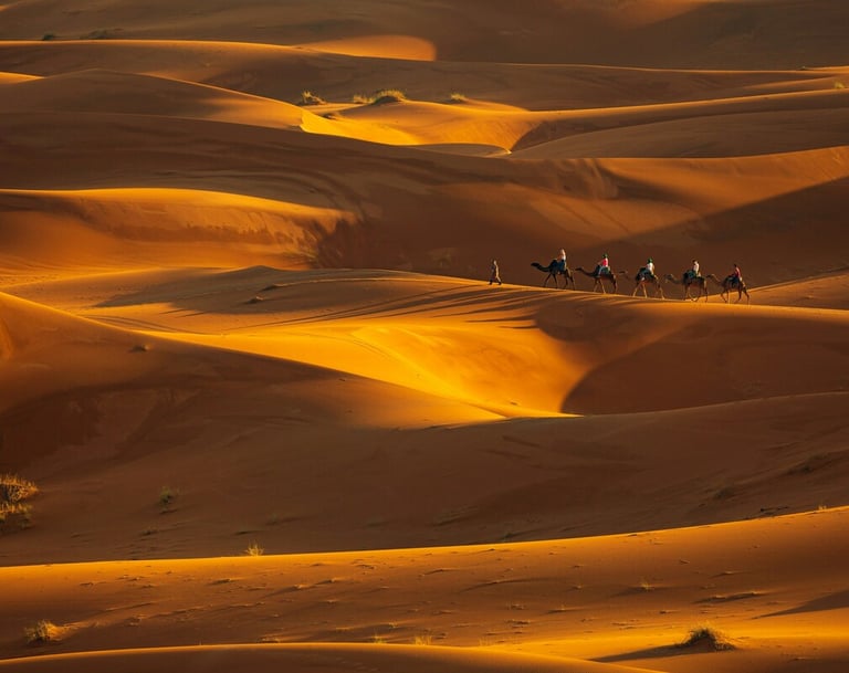 5 days Sahara desert tour from Marrakech via Atlas Mountains Todra Gorge and Merzouga