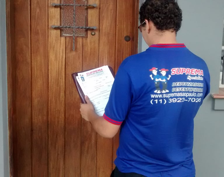 orçamentar desentupimento ou dedetização