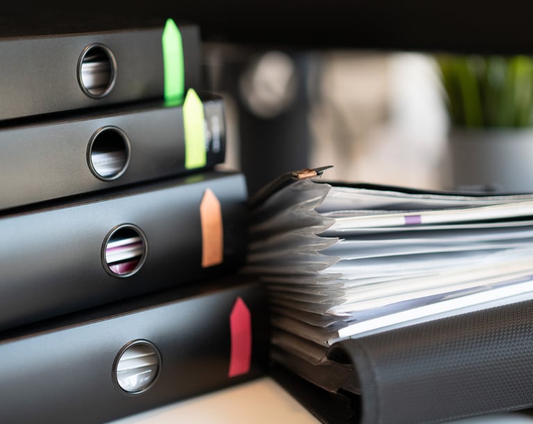 Documentos de laudos ambientais