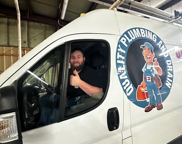 Quality Plumbing & Drain Work Van