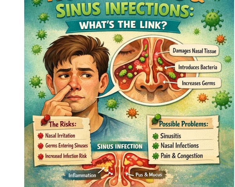 🦠👃 Nose Picking & Sinus Infections: What’s the Link?