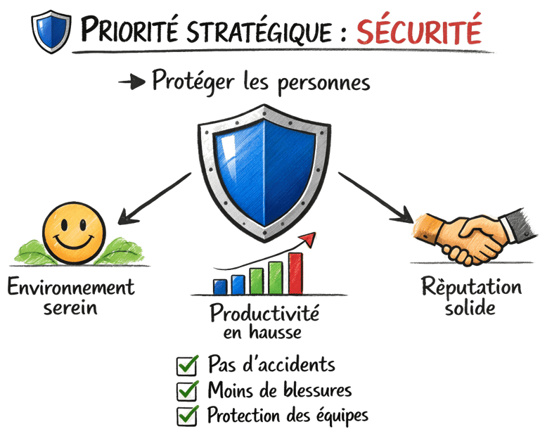DUERP Priorité strategiqu: La sécurité doit être une priorité stratégique pour toute entreprise, car