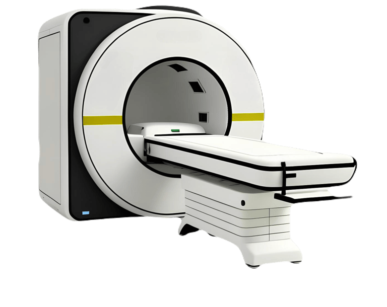a mri scanner with a large mri machine