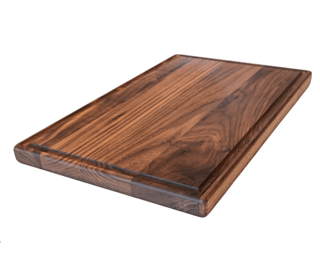 Virginia Boys Kitchens walnut cutting board, made in USA, coconut oil finish, non-toxic