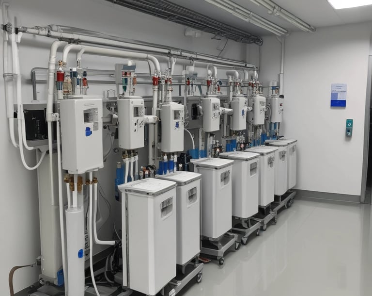 a water softener water treatment system