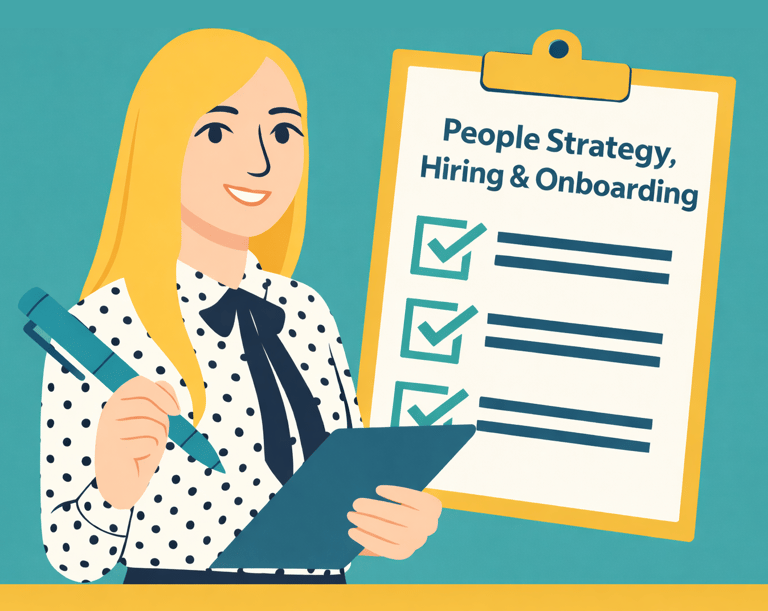 People Strategy, Hiring & Onboarding Checklist