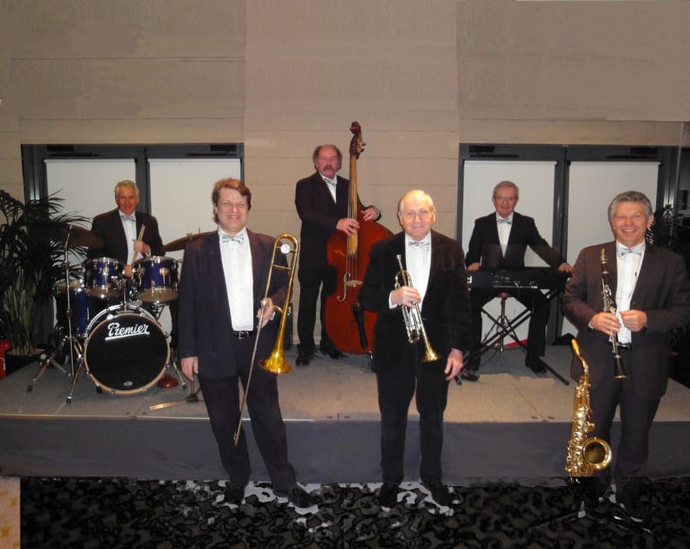 Swing Six en animatuion de cocktail à Paris