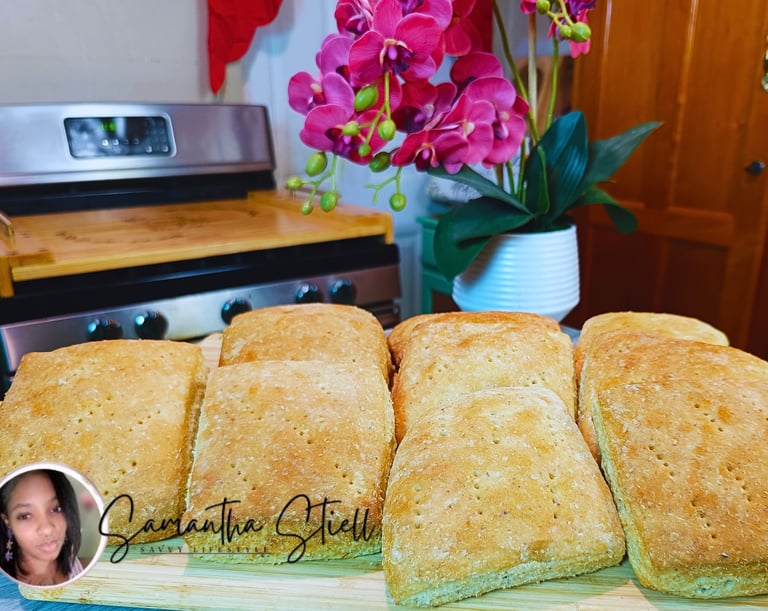 Classic Trini Coconut Bake