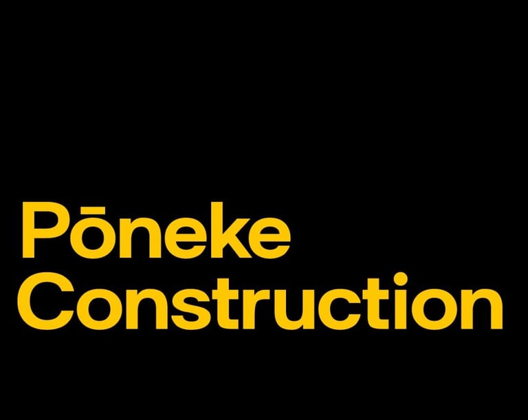 Pōneke Construction logo