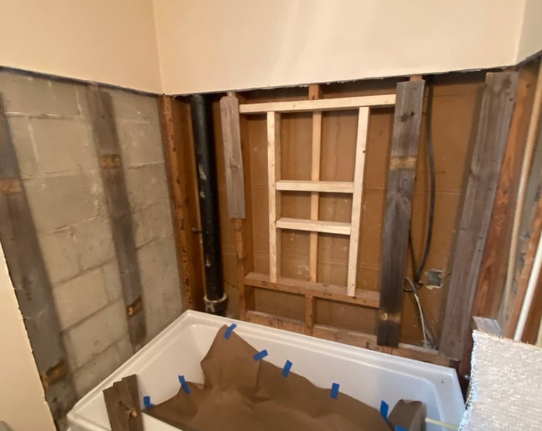 before bathroom renovation Jacksonville FL