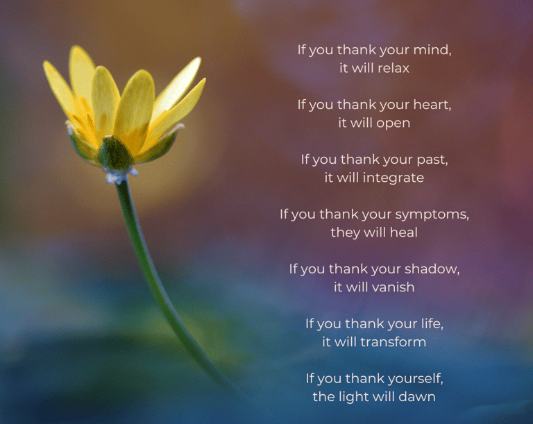 thank yourself
