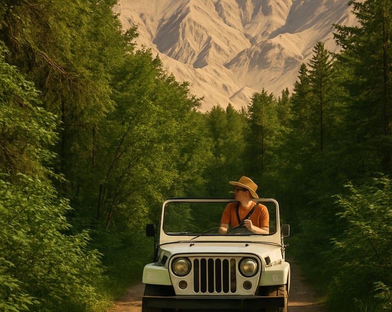 vail our car rental service with professional pilot