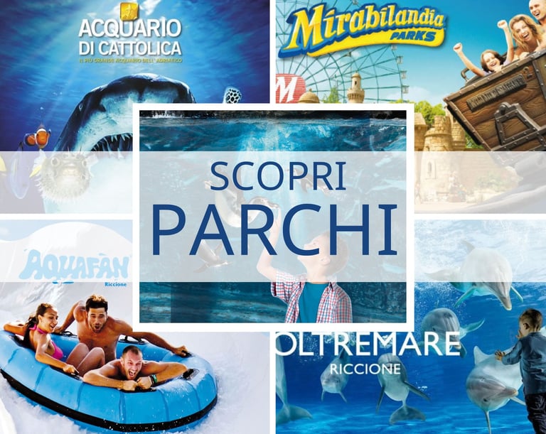 Parchi tematici Romagna, Mirabilandia, Italia in Miniatura, Acquafan Oltremare, Italia in Miniatura