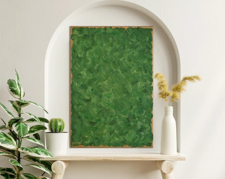 "Green Touch'' 27x18 Pensacola home studio