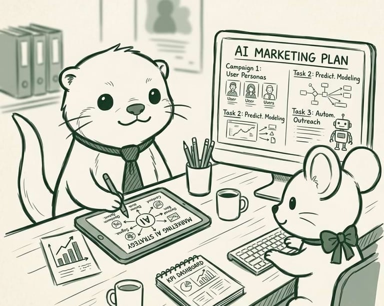 emotjib team work on ai search marketing