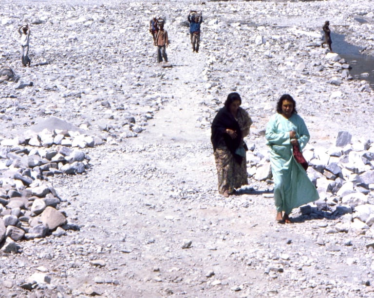 Babaji al fiume Gotam Ganga