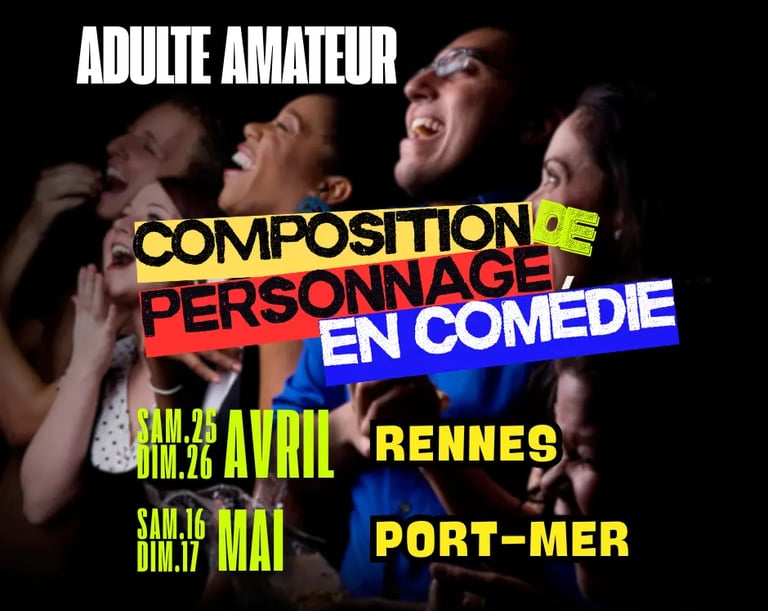 Stage Composition de personnage de comédie