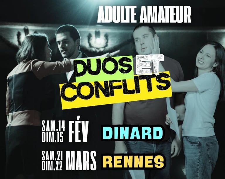 Stage theatre duos et conflits