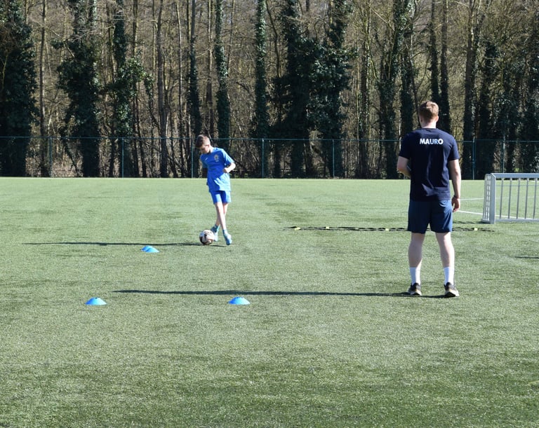 1 op 1 techniektraining voetbal in Ekeren