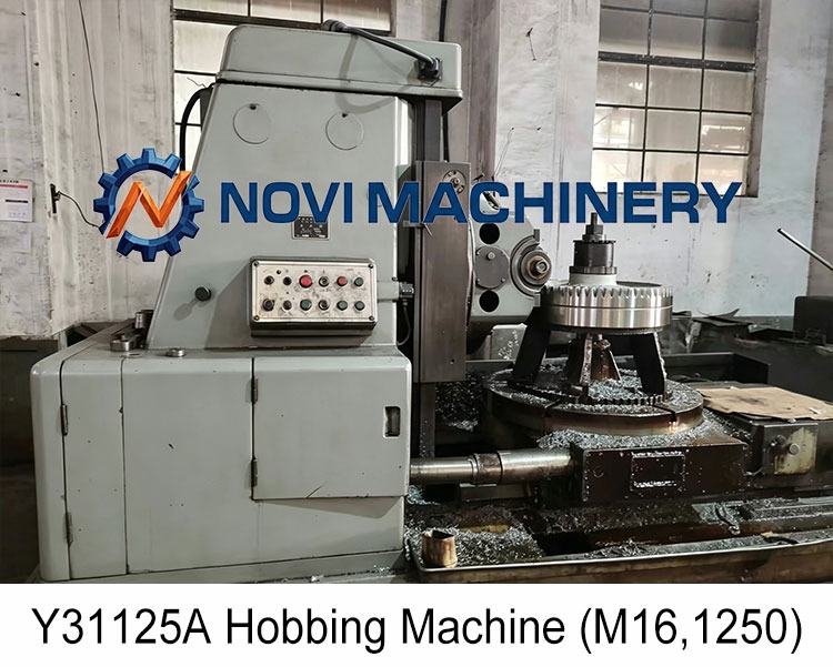 Y31125A gear hobbing machine: Module M16, Max Diameter 1250mm for custom industrial gear manufacturing - Novi Gear