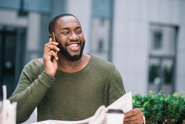 man on the phone