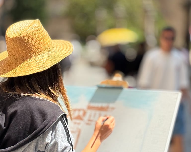 Pintura en acrílico – obra hecha a mano