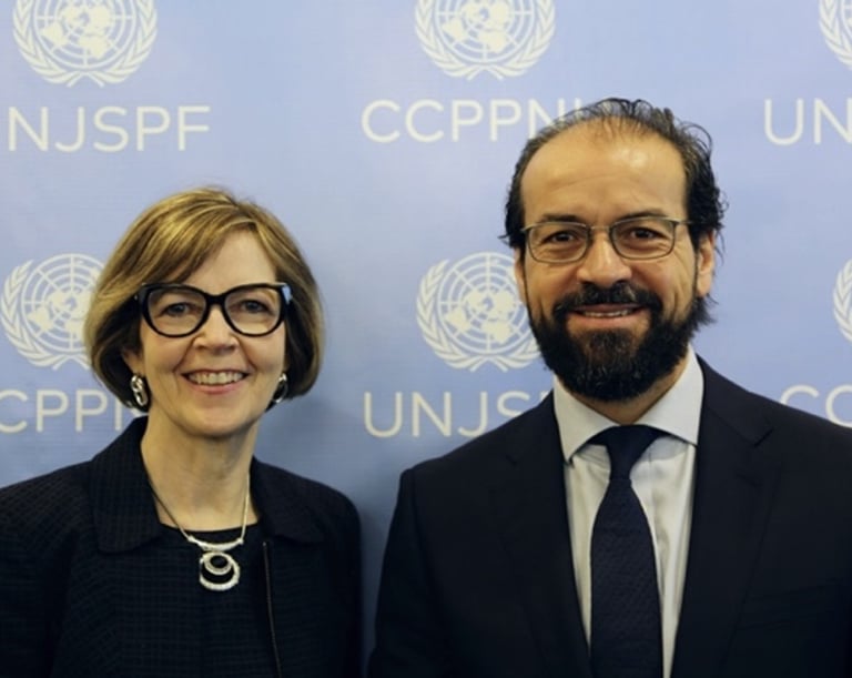 Rosemarie McLean y Pedro Guazo