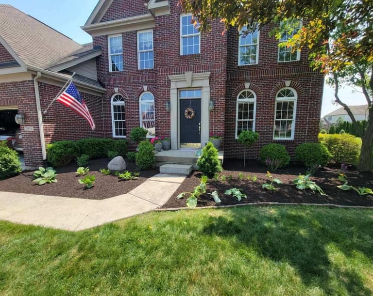 Custom landscaping solutions for homes in Bronwsburg, Avon, Plainfield, and Danville
