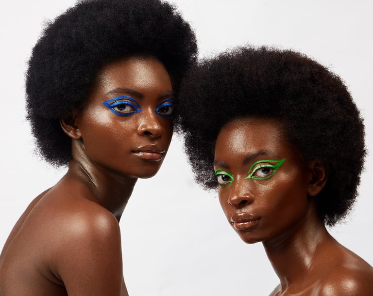 Black Hair Beauty Editorial Image photographed by KINGANDJOHNSON