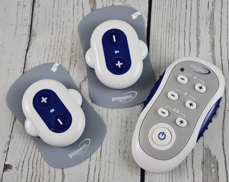 WIreless TENS machine in three different units.