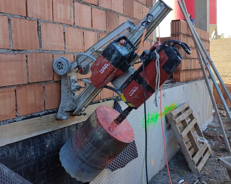 perforación, corte, hormigón, armado, piedra, asfalto, diamante, reforma, anclaje, piscina, instalaciones, apertura, taladro