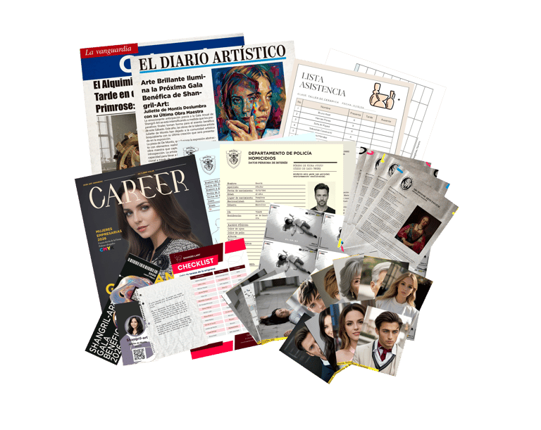 Sobre con pistas y documentos del caso La Gala del Silencio