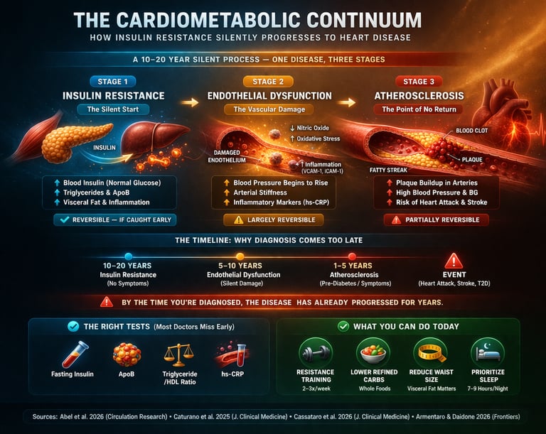 From Insulin Resistance to Heart Disease: The Hidden Cardiometabolic Continuum (2026)