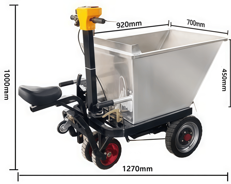 201 Stainless Steel Concrete bucket -3 in 1