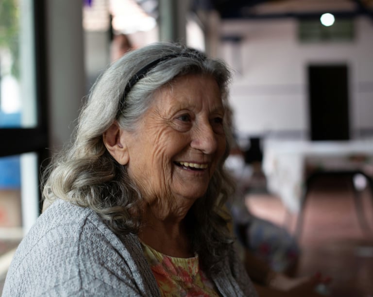 Professional massage for elderly wellbeing and pain relief