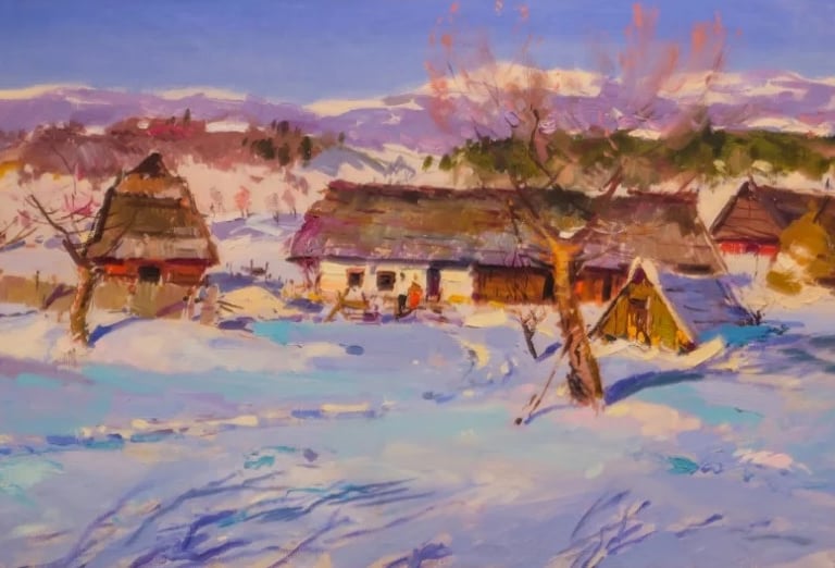 Йосип Бокшай (1891–1975), «Зимова симфонія Закарпаття», 1972