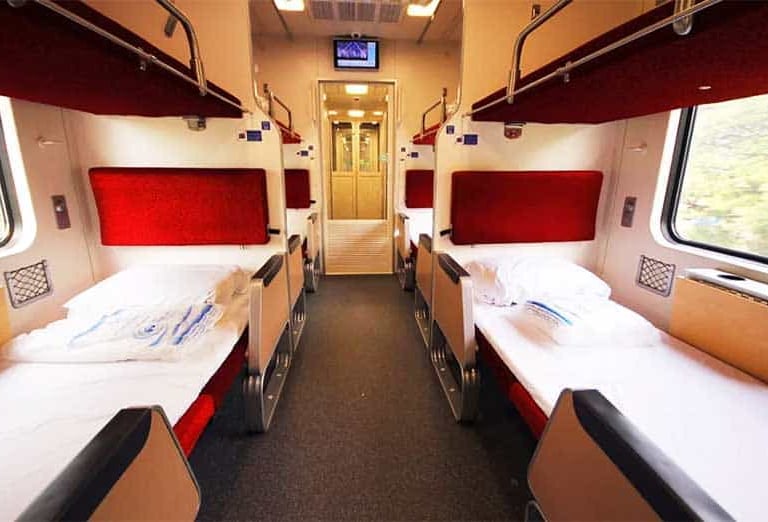 Train couchette en Thaïlande