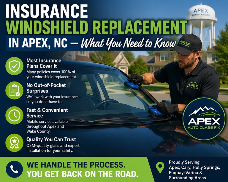Car Insurance Coverage Apex NC Auto Glass